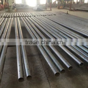 Black Shaft Steel Conical Poles for Street Lighting thumbnail-1