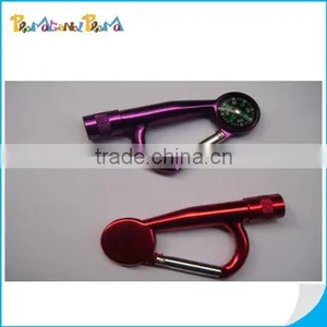 High Quality Aluminum Carabiner & Compass & Flashlight thumbnail-1