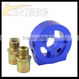 Aluminum RACING OIL FILTER CONNECTOR KIT thumbnail-1