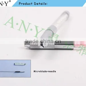 ANY Pearl Handle Manual Microrblading Eyebrow Embroidery Permanent Makeup Tattoo Pen thumbnail-3