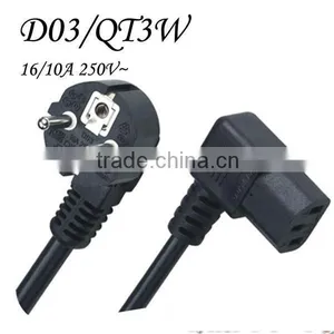 Euro VDE Power Cord/CE Power Cord thumbnail-1