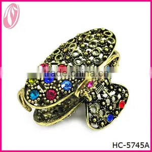 Wholesale Colorful Diamante Metal Hair Claw/hair Grippers thumbnail-1