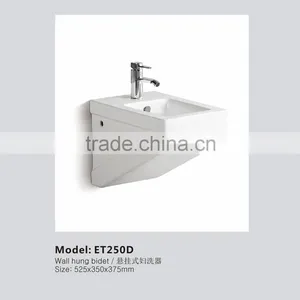 Wall Mounted Ceramic Wash Bidet With Faucet Hole ET250D thumbnail-1