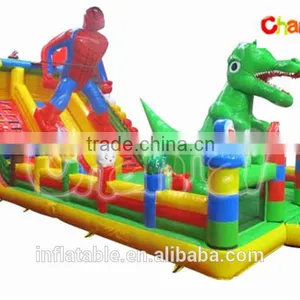 Hot Sale Kids Inflatable Spider Park/dinosoucer Castle/amusement Park thumbnail-1