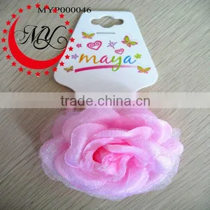 Pretty Pink Flower Pony Holder thumbnail-1