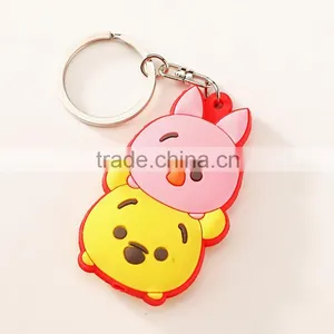 New Design Rubber Keychain / Rubber Led Lamp Keychain thumbnail-3