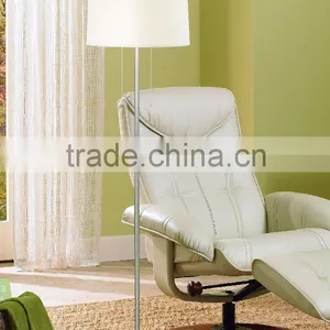 1024-10 Brushed Nickel Finish Urbane and Cosmopolitan Sleek Simplicity Double Pull Floor Lamp thumbnail-2