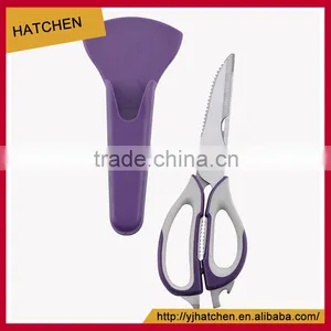 SK-009 LFGB Certificated 2cr13 S/s Colourful Scissors Kitchen Shears thumbnail-6