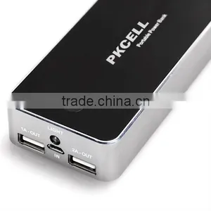High Capactity Power Bank/Mobile Charger 9600mAh,Two USB,6 Connectors, for IPhon,iPad, L-G, SAMSUN, NOKI thumbnail-1