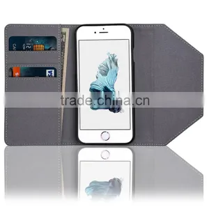 C&T Metal Chain Premium Flip Folio Purse Handbag PU Leather Case Cover For IPhone7 thumbnail-3