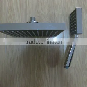 Black Chrome Modern Shower Set thumbnail-1