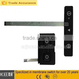 China Manufacturer Waterproof Fpc Connectors Key Membrane Switches With Rubber Keypad thumbnail-4