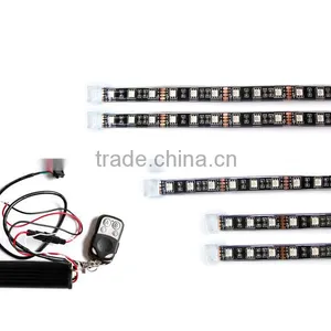 6pcs Motorcycle Led Lighting Kit With 4 Key Remote thumbnail-1
