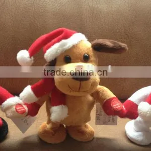 Christmas Decoration Singing and Dancing Santa Animated Toys 2015 thumbnail-1