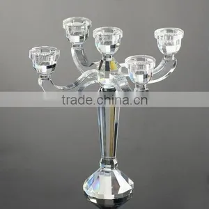 Crystal Pedestal Candleholder thumbnail-1