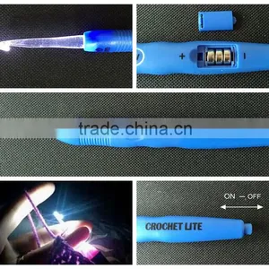 Crochet Lite Crochet Hooks, Size F/4.0mm,Blue thumbnail-2