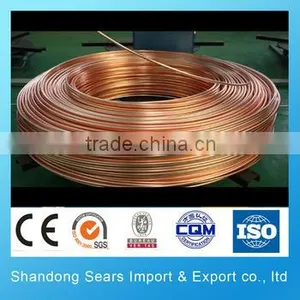 C11400 Air Conditioner Copper Pipe Fittings / Copper Heat Pipe thumbnail-1