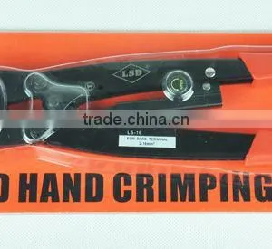LS-16 for 1.25-16mm2 Non-insulated Connectors Japanese Style Crimping Tool High Quality Professional Ratchet Type Crimping Tool thumbnail-3