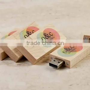 2016 Corporate Giveaway Gift Bamboo 16GB Wooden USB 2.0 Pendrive, Eco-friendly Wood Material Usb Flash Drive Wholesale thumbnail-1