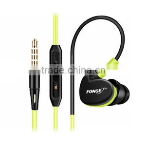 Running Earphone Ear Hook Sports 3.5mm Wire HIFI Headphone With Mic Volume Control thumbnail-3