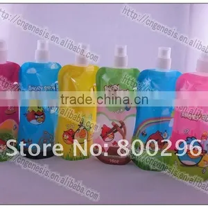 Collapsible Water Bottle, Collapse Plastic Bottle, Foldable Drinking Bottle thumbnail-1