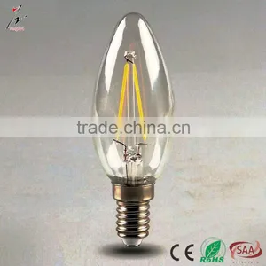Vintage LED Filament Bulb C35 E27 2w With CE ROHS SAA thumbnail-1