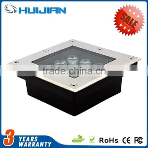 High Efficiency Floor Step Outdoor Buried Lamp IP67 Waterproof LED 9W Square Underground Light Inground Light thumbnail-1