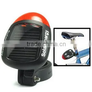 Solar Power Bike Bicycle Rear Tail Light / Bicycle LED Tail Rear Light Lamp / Led Bicycle Rear Light thumbnail-1