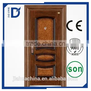 Cheap Italian Soundproof Exterior Swing Security Steel Door Residential BD-1433 thumbnail-3