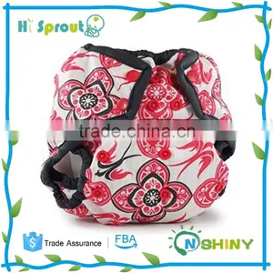 Charcoal Bamboo Pocket Cloth Diapers With Bamboo 4 Layer Inserts thumbnail-1