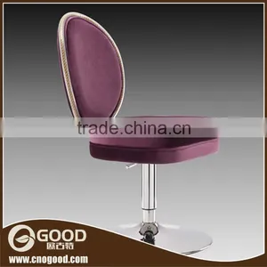 Luxury Casino Furniture Leather Swivel Bar Chair thumbnail-3