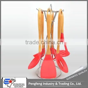 Colored Heat Resistant Silicone Kitchen Cooking Utensil thumbnail-1