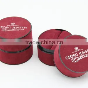 Custom Design Handmade Velvet Cover Plastic Jewelry Boxes for Ring thumbnail-2