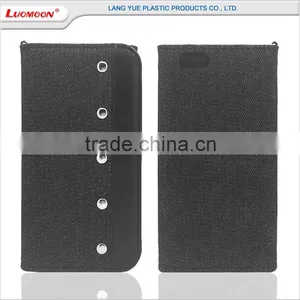 With ID Card Slot Denim Mobile Phone Leather Flip Cover Case for Oppo Neo 7 A37 thumbnail-5