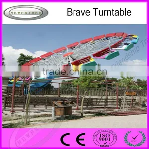 Factory Product Thrill Amusement Park Freak Out Rides Brave Turntable for Sale With High Quality thumbnail-5