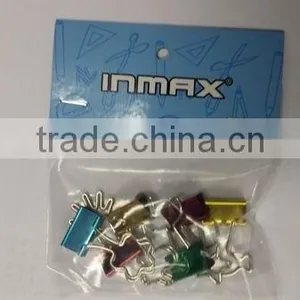 Shaped Metal Size of Binder Clip Colorful Paper Clip thumbnail-1