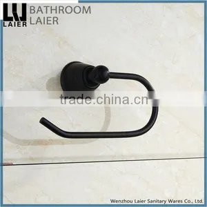 Contemporary Fancy Decorative One Hand Zinc Alloy ORB Bathroom Accessories Wall Mounted Toilet Paper Holder thumbnail-2