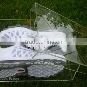 Acrylic Clear Hard Plastic Shoe Box Wholesale thumbnail-3