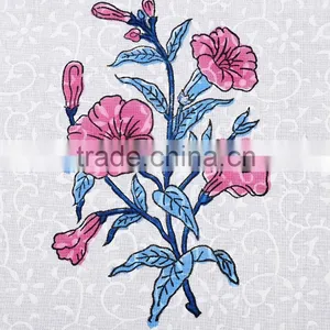 New Pattern Cotton Bed Sheet Flower Printed Hand Block Home Textile 100% Fabric Bed Sheet thumbnail-5
