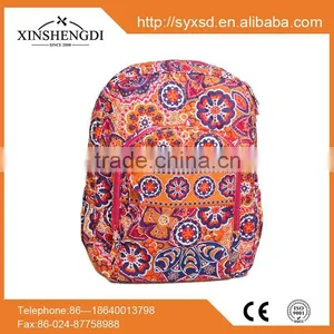 Hot Design Cotton Beautiful Quilted Hipster Organic Women's Oem Ladies Knapsack thumbnail-4