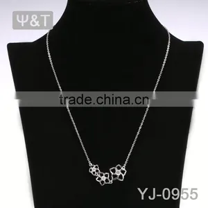 Earring Set Vogue Jewellery Diamond Chain Leaves Necklace thumbnail-3