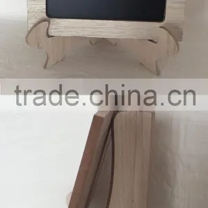 Customized Nature Wooden Crafts Drawing Blackboard With Shelf Home Adorns Products Decoration on Desk DIY Home Decoration thumbnail-1