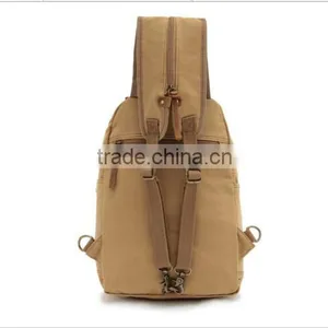 Backpack Guide Rucksack Waxed Cotton Canvas Leather Backpack thumbnail-4