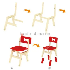 Love Shaped Infant Table Kid Classroom Chair Kid Furniture for Children thumbnail-6