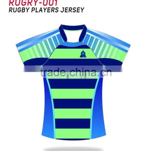 2016 Best Quality Custom Made Sublimated Rugby Jersey Sublimated Rugby Jerseys thumbnail-1