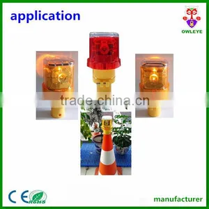 Solar Warning Light/led Road Safety Flashing Light thumbnail-6
