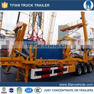 20ft Semi Trailer Container Lift, 20ft Container Lift Trailer,20FT Side Lifter Loader Chassis Truck Trailer thumbnail-1