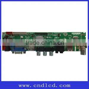 V59 Universal LCD TV Main Board With Built-in Stero Loudspeaker, HDMI +VGA + USB thumbnail-1