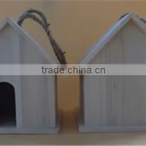 Home Bird House Ornaments,wooden Ornaments,wooden Bird Craft thumbnail-5