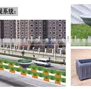 Plastic Road Way Flower Pot , Planter thumbnail-1